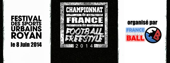 Championnats de France 2014 annoncés le 8 Juin